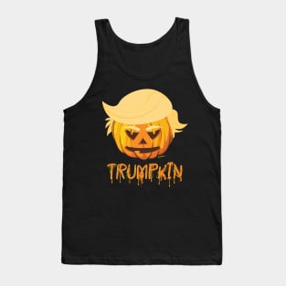 Trumpkin Donald Trump Pumpkin Halloween Tank Top